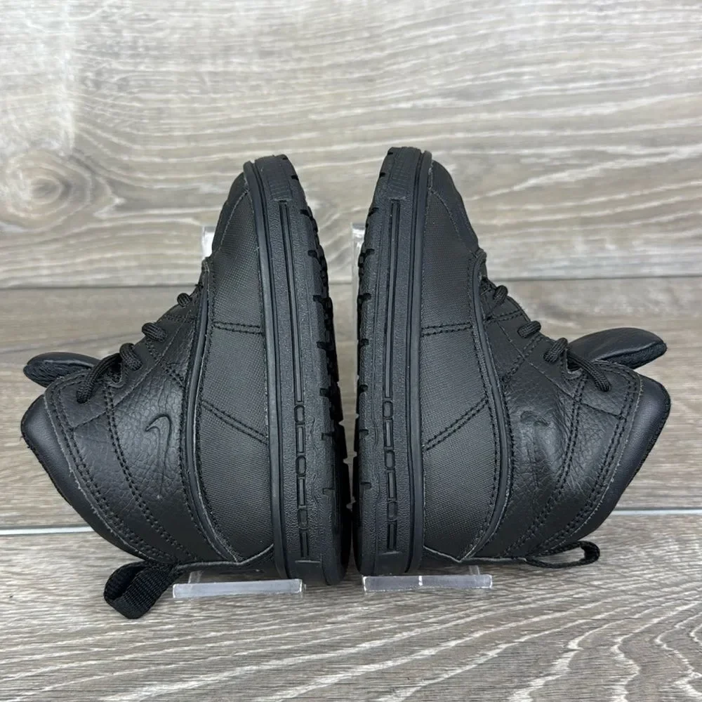 Nike Woodside 2 High Top ACG Triple Black Toddler Boys Sz 7 Rain Snow Boots